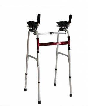Ходунки с опорой на предплечье без колес складные 